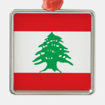 Libanesische Flagge (Libanon-Flagge) Keramik