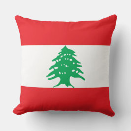 Libanesische Flagge (Libanon-Flagge) Kissen