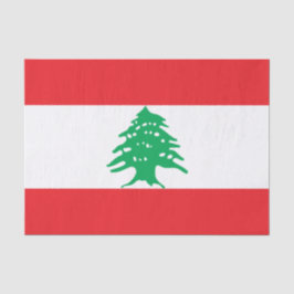 Libanesische Flagge (Libanon-Flagge) Seidenpapier