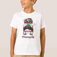 Libanesische Girl-Libanon-Fahne libanesische Roots