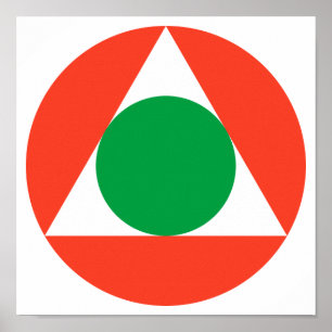 Libanesische Luftwaffe Roundel Poster