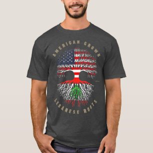 Libanesische Roots-Flagge T-Shirt