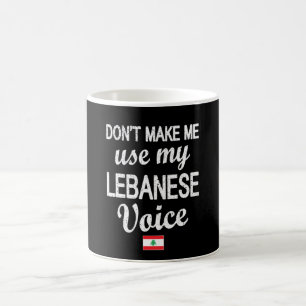 Libanesische Roots Libanon Flagge Libanon Kaffeetasse