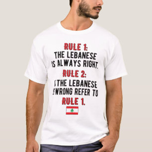 Libanesische Roots Libanon Flagge Libanon T-Shirt