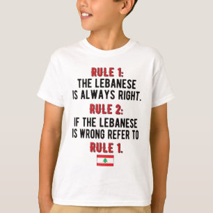 Libanesische Roots Libanon Flagge Libanon T-Shirt