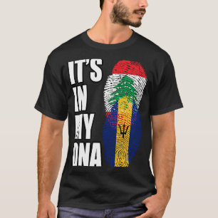 Libanesische und Barbadische DNS-Heritage T-Shirt