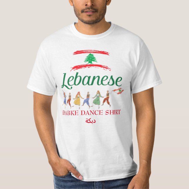 Libanesischer Dabke Dance Mahrajan-T - Shirt (Vorderseite)