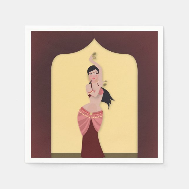 Libanesisches Abendessen Party Serviette (Vorderseite)