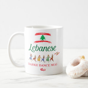 Libanesisches Dabke-Tanz-Geschenk-Tasse Kaffeetasse