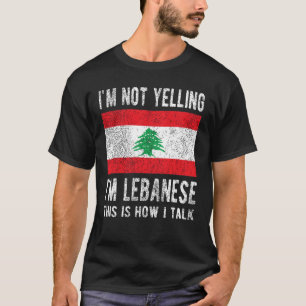 Libanesisches Kulturerbe Libanon Roots Libanesisch T-Shirt