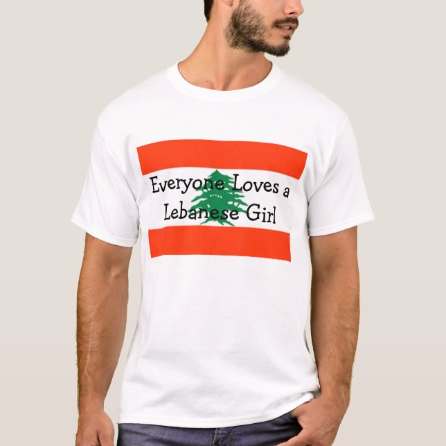 Libanesisches Mädchen T-Shirt (Vorderseite)