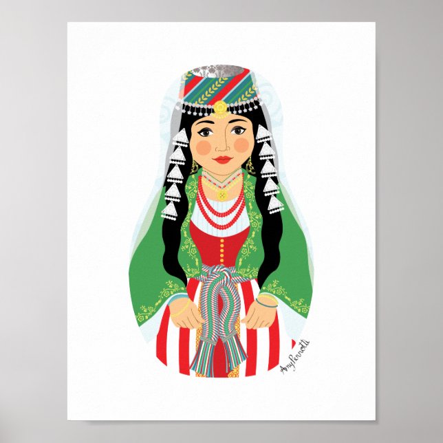 Libanesisches Matryoshka-Poster Poster (Vorne)