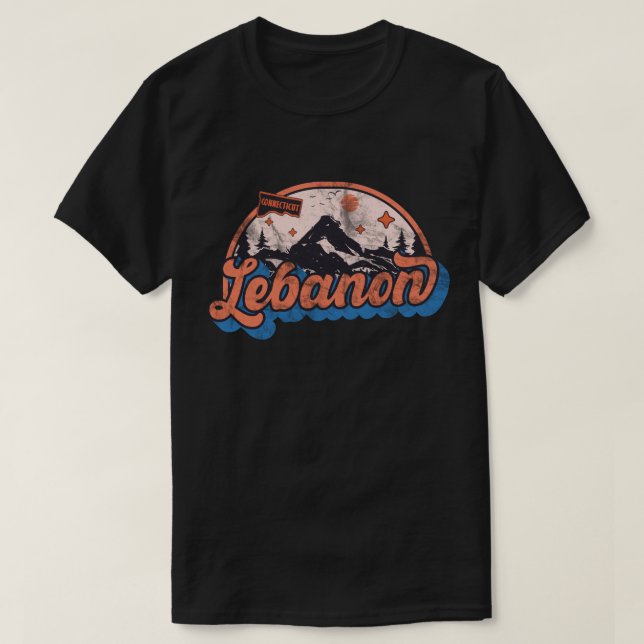 Libanon, Connecticut T-Shirt (Design vorne)