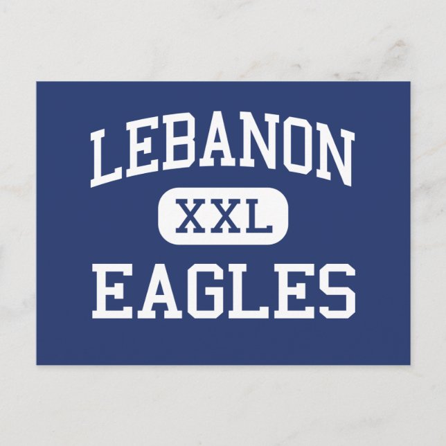 Libanon Eagles Middle School Libanon Postkarte (Vorderseite)