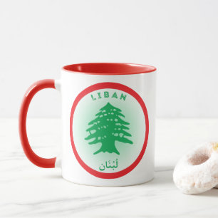 Libanon-Erbe-Emblem Tasse