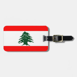 Libanon Flag-Gepäckmarke Gepäckanhänger