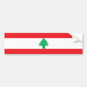 Libanon-Flagge Autoaufkleber