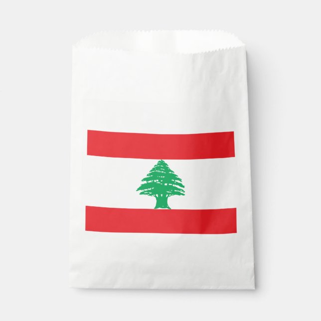 Libanon-Flagge Geschenktütchen (Vorderseite)