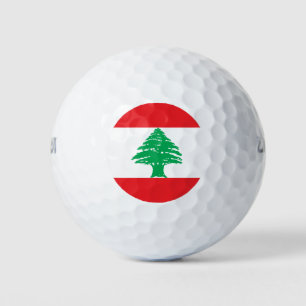 Libanon-Flagge Golfball