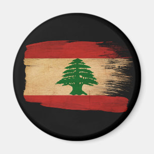 Libanon-Flagge Magnet