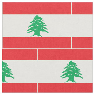 Libanon-Flagge Stoff