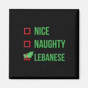 Libanon Funny Libanon Pajama Weihnachtsgeschenk 1 Magnet