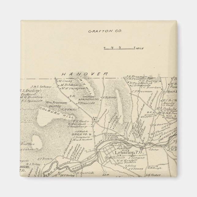 Libanon, Grafton Co Magnet (Vorne)