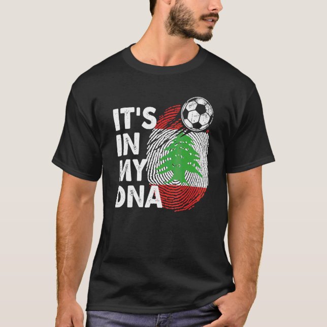 Libanon in meinem Libanon-Flaggenteam T-Shirt (Vorderseite)