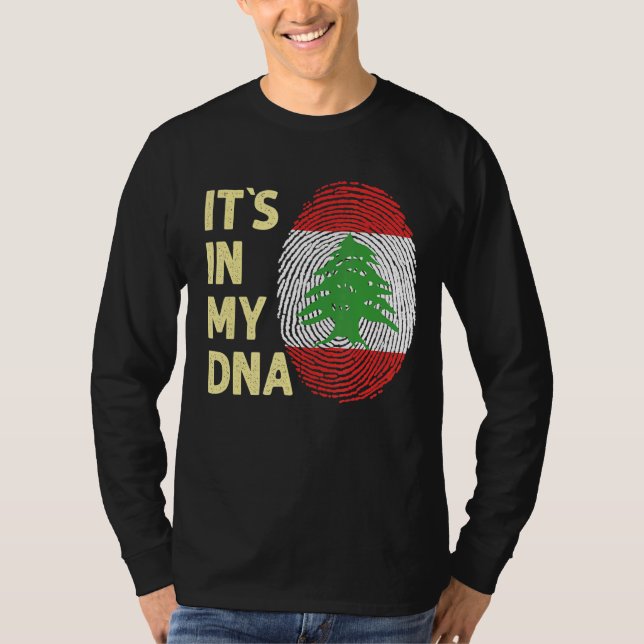 Libanon in meinem Libanon-Flaggenteam T-Shirt (Vorderseite)