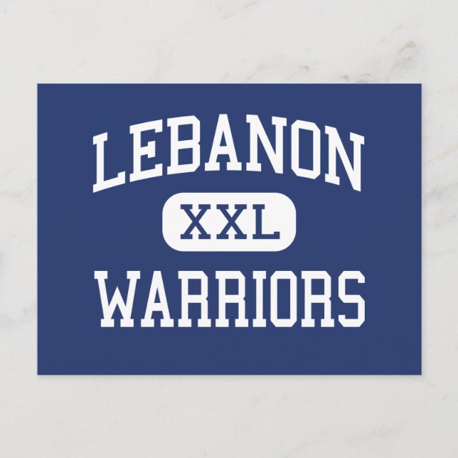 Libanon - Krieger - Oberschule - Libanon Postkarte (Vorderseite)