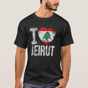 Libanon - Libanesische Flagge I Liebe Beirut T-Shirt