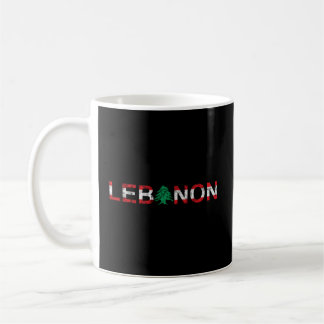 Libanon Libanon Fahne Asien Levant Travel Cedar Be Kaffeetasse