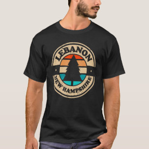 Libanon New Hampshire NH Vintag Graphic Retro 70er T-Shirt