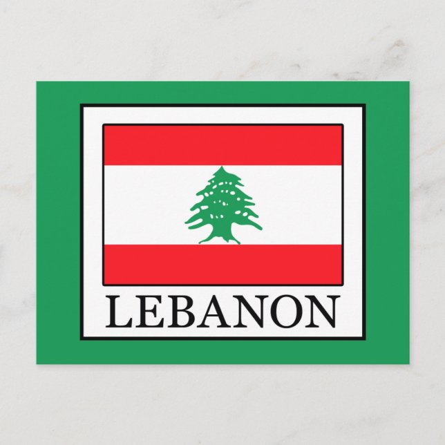 Libanon Postkarte (Vorderseite)
