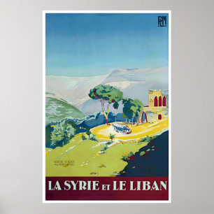 Libanon Reise Kunst Syrien Druck Poster (XR3398)