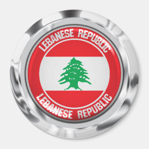 Libanon-Runde Magnet