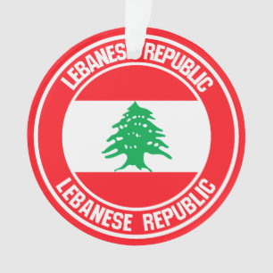 Libanon-Runde Ornament