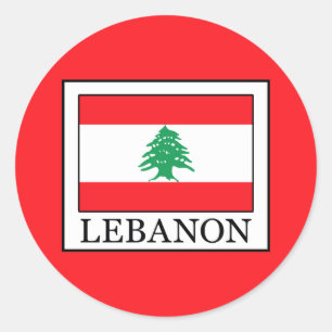Libanon Runder Aufkleber