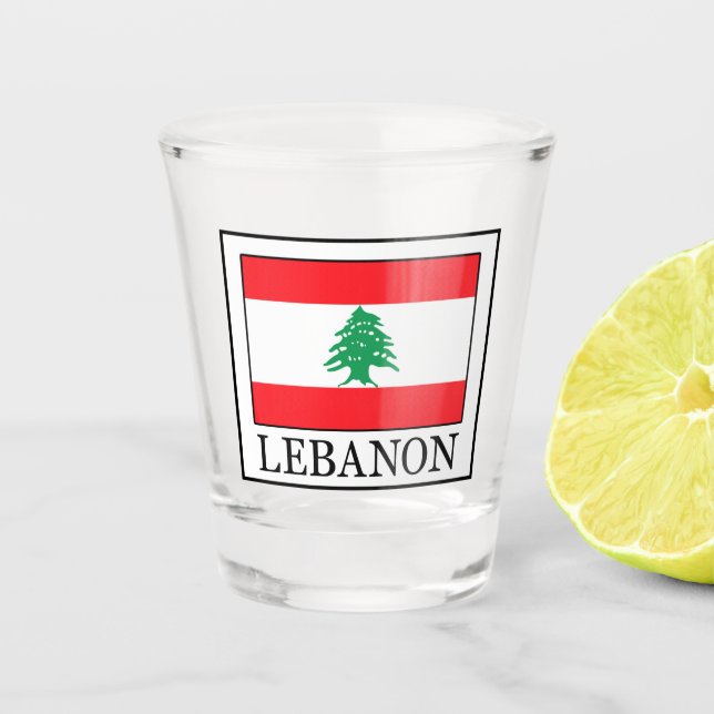 Libanon Schnapsglas (Vorderseite)