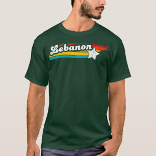 Libanon - Tennessee Vintag gestörtes Souvenir 2 T-Shirt