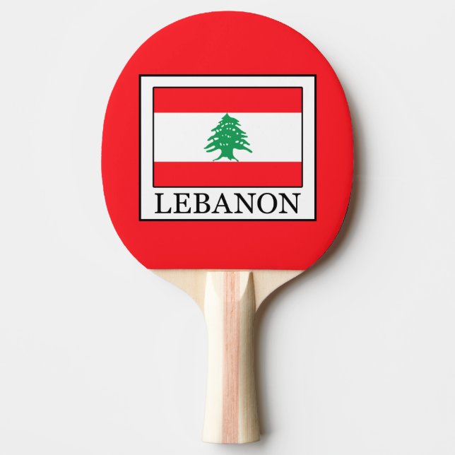 Libanon Tischtennis Schläger (Vorderseite)