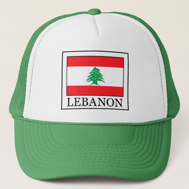 Libanon Truckerkappe (Vorderseite)