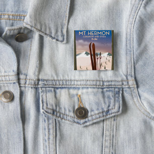 Libanon und Syrien Mt Hermon Ski Button