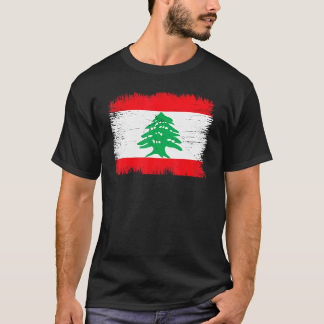 Libanon: Vintager Unabhängigkeitstag T-Shirt (Vorderseite)