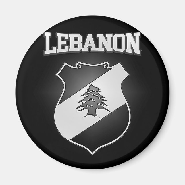 Libanon-Wappen Magnet (Vorne)