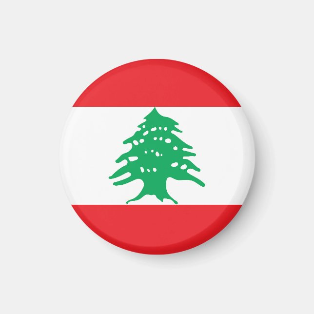 Libanonflagge Magnet (Vorne)
