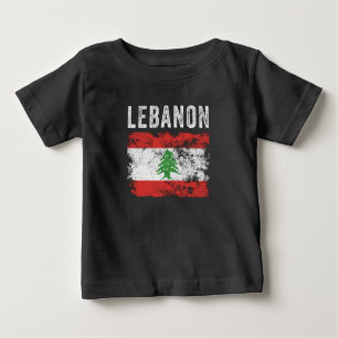 Libanonflagge Not leidend - libanesische Flagge Baby T-shirt
