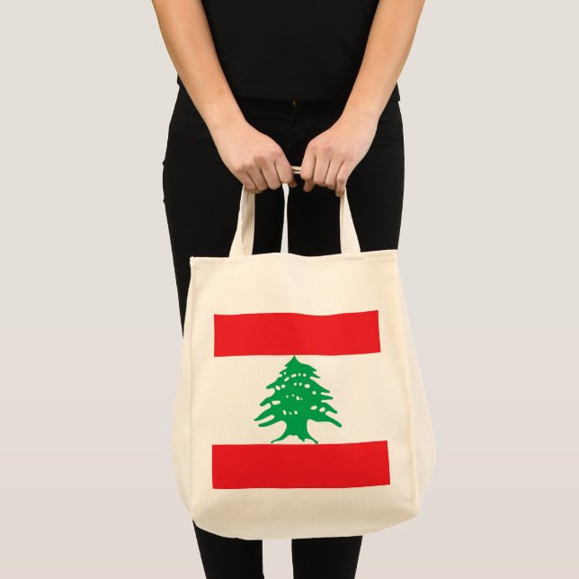 Libanonflagge Tragetasche (Vorderseite (Produkt))