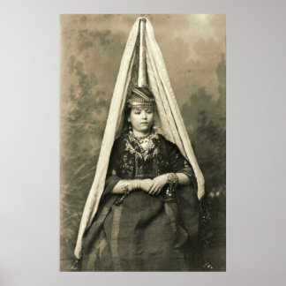 Libanonmont Druse Bride 1910 Poster