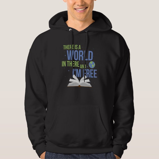 Libary Imagination Pages Writer Read Book Hoodie (Vorderseite)